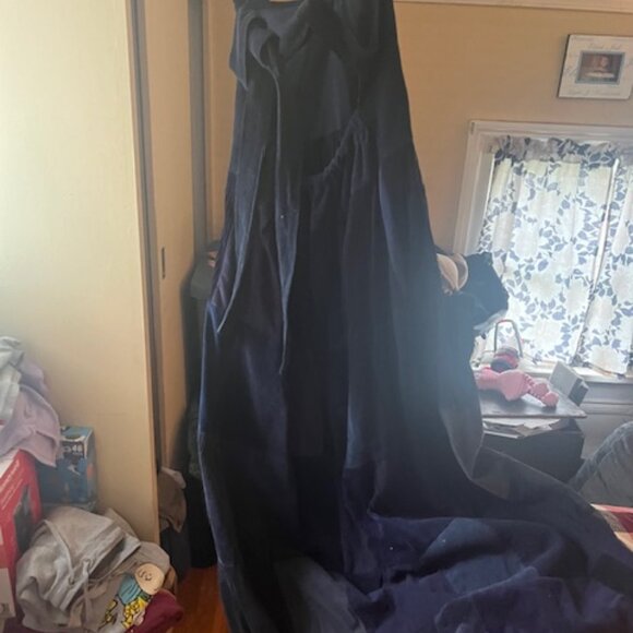 Handmade corduroy women/s adjustable jumper dress. - Picture 5 of 6